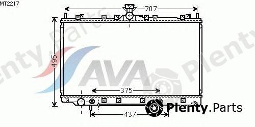  AVA QUALITY COOLING part MT2217 Radiator, engine cooling