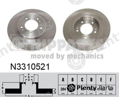  NIPPARTS part N3310521 Brake Disc