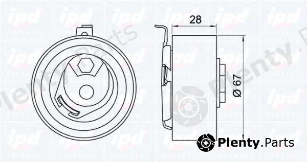  IPD part 15-3230 (153230) Tensioner Pulley, timing belt