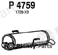  FENNO part P4759 End Silencer