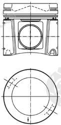  KOLBENSCHMIDT part 40463600 Replacement part
