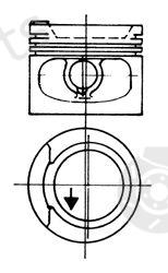  KOLBENSCHMIDT part 93875610 Piston