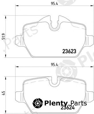  HELLA PAGID part 8DB355011-271 (8DB355011271) Brake Pad Set, disc brake