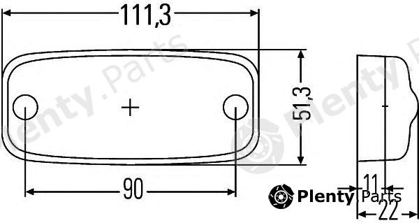  HELLA part 2TM963639-317 (2TM963639317) Taillight