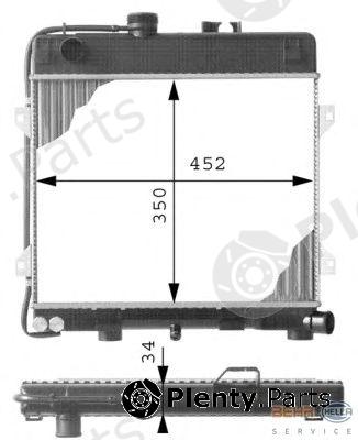  BEHR part 8MK376713-261 (8MK376713261) Radiator, engine cooling