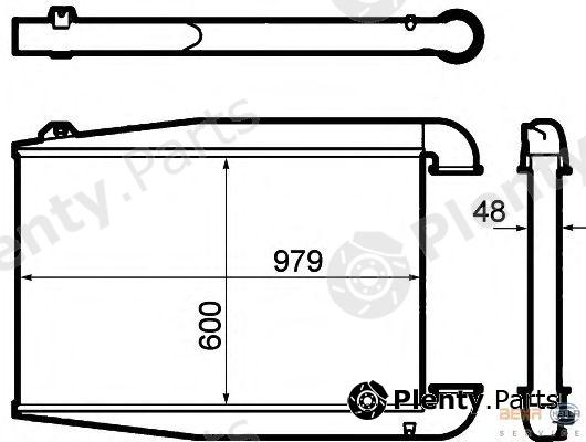  BEHR part 8ML376792-011 (8ML376792011) Intercooler, charger