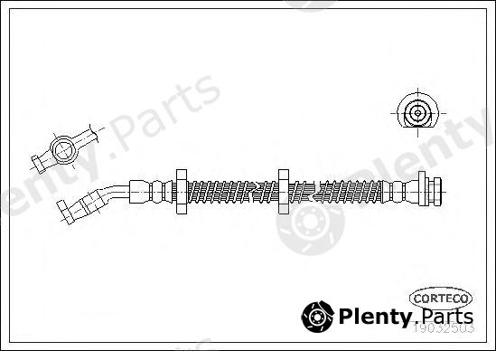  CORTECO part 19032503 Brake Hose
