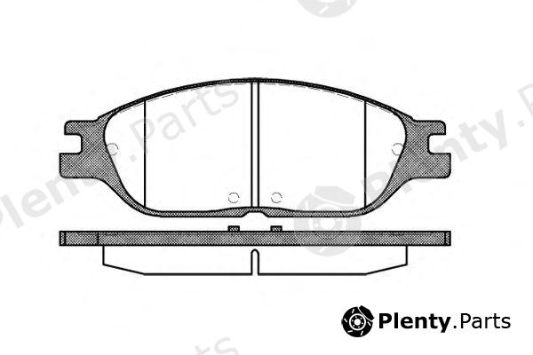  ROADHOUSE part 273800 Brake Pad Set, disc brake