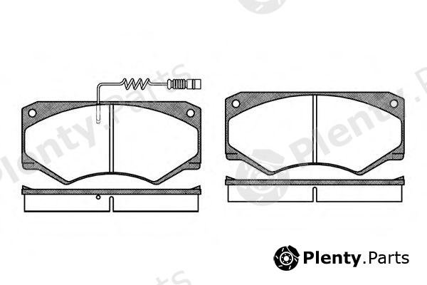  REMSA part 004712 Brake Pad Set, disc brake