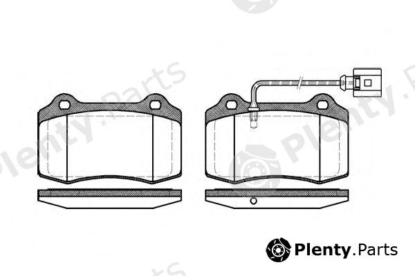  REMSA part 043401 Brake Pad Set, disc brake