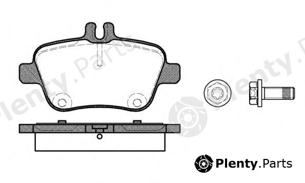  REMSA part 147700 Brake Pad Set, disc brake