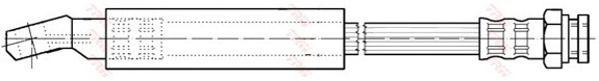  TRW part PHD245 Brake Hose
