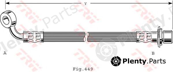  TRW part PHD473 Brake Hose