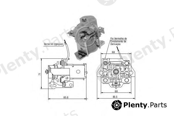  ERA part ZM901 Solenoid Switch, starter