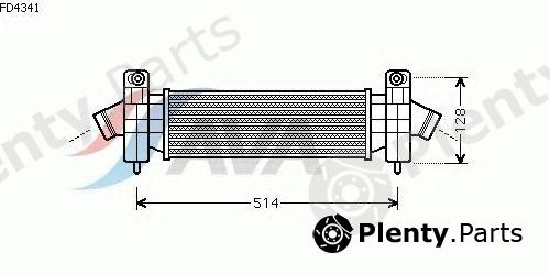  AVA QUALITY COOLING part FD4341 Intercooler, charger