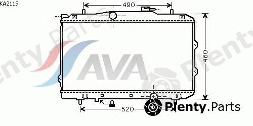  AVA QUALITY COOLING part KA2119 Radiator, engine cooling