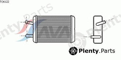  AVA QUALITY COOLING part TO6122 Heat Exchanger, interior heating