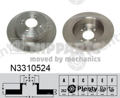  NIPPARTS part N3310524 Brake Disc