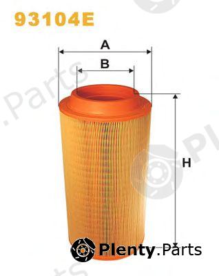  WIX FILTERS part 93104E Air Filter