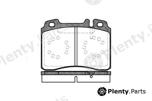  WOKING part P279300 Brake Pad Set, disc brake