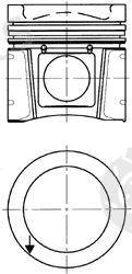  KOLBENSCHMIDT part 94971600 Piston