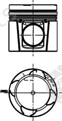  KOLBENSCHMIDT part 40733600 Piston
