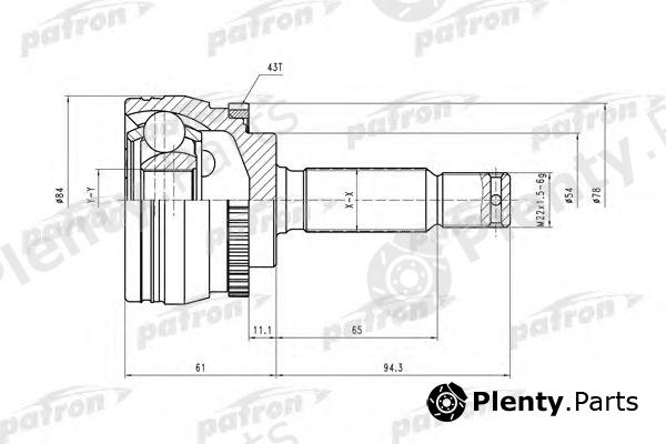 PATRON part PCV4324 Joint Kit, drive shaft