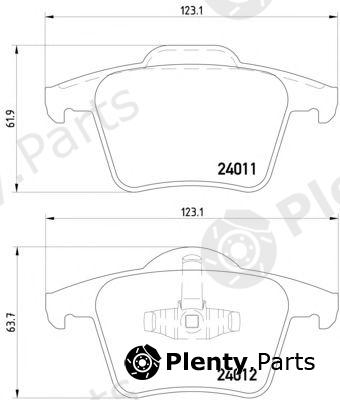  HELLA PAGID part 8DB355010-801 (8DB355010801) Brake Pad Set, disc brake