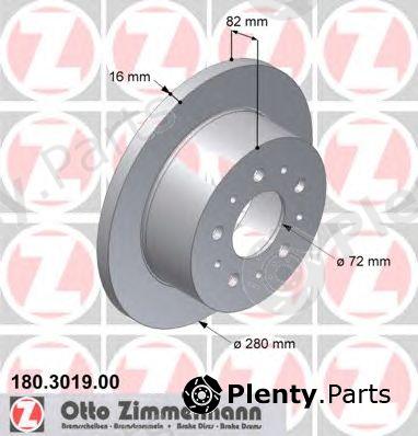  ZIMMERMANN part 180301900 Brake Disc