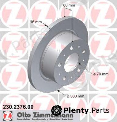  ZIMMERMANN part 230237600 Brake Disc