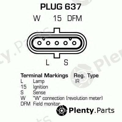  DELCO REMY part DRB6580X Alternator