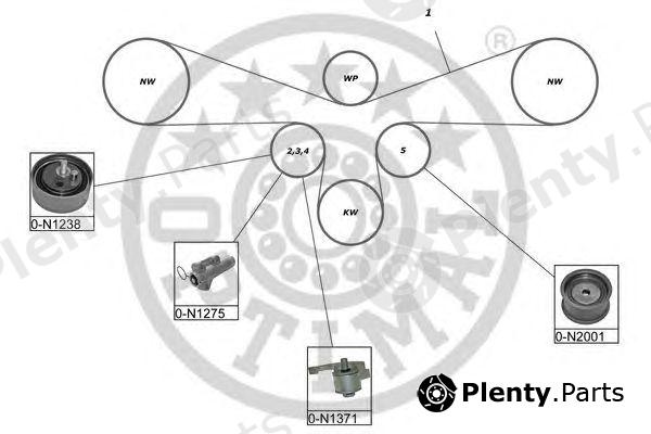  OPTIMAL part SK-1377 (SK1377) Timing Belt Kit