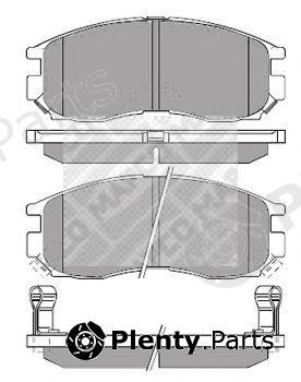  MAPCO part 6457 Brake Pad Set, disc brake