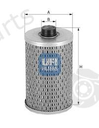 UFI part 2664500 Fuel filter