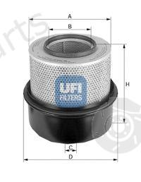  UFI part 2738300 Air Filter