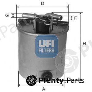  UFI part 24.026.01 (2402601) Fuel filter