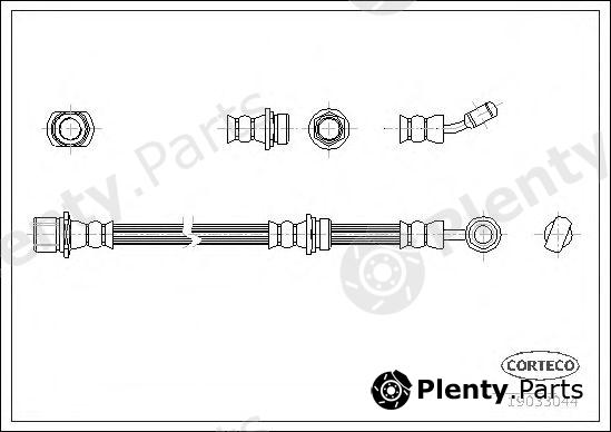  CORTECO part 19033044 Brake Hose