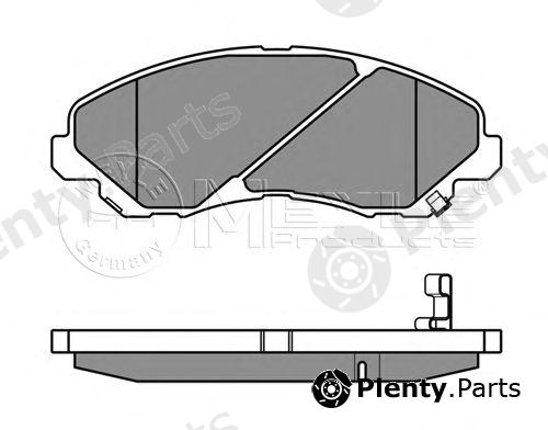  MEYLE part 0252358416/W (0252358416W) Brake Pad Set, disc brake