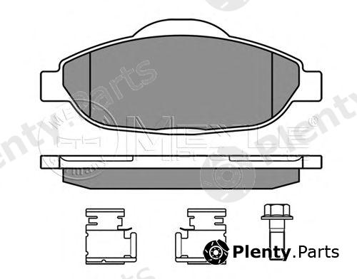  MEYLE part 0252466017 Brake Pad Set, disc brake