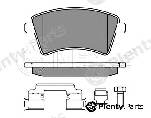 MEYLE part 0252469317 Brake Pad Set, disc brake