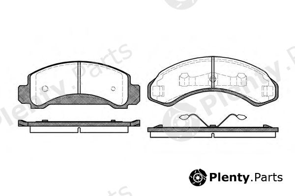  REMSA part 0572.00 (057200) Brake Pad Set, disc brake