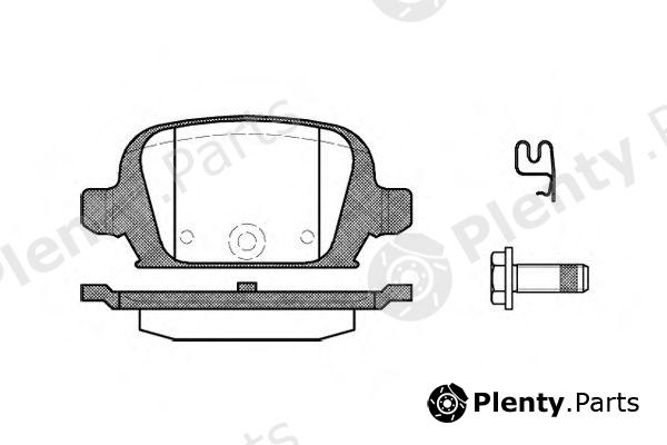  REMSA part 083502 Brake Pad Set, disc brake