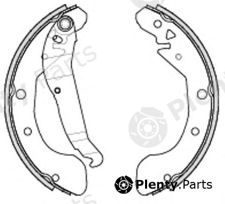  REMSA part 423100 Brake Shoe Set