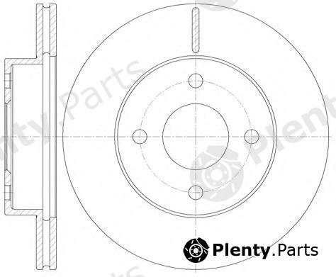  REMSA part 6113110 Brake Disc