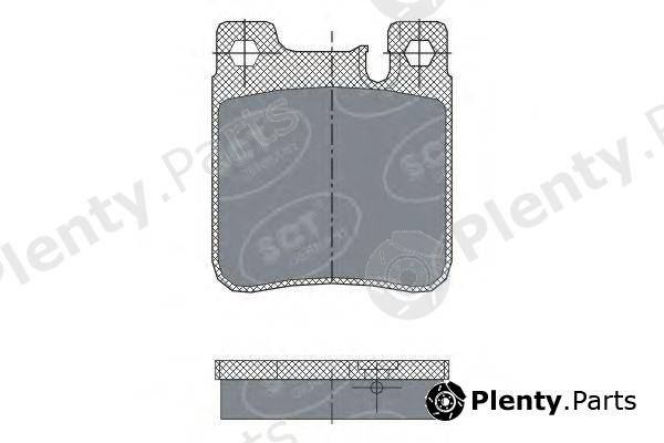  SCT Germany part SP255 Brake Pad Set, disc brake