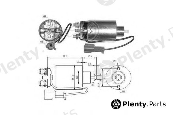  ERA part ZM792 Solenoid Switch, starter
