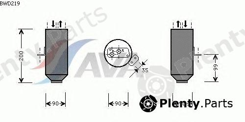  AVA QUALITY COOLING part BWD219 Dryer, air conditioning