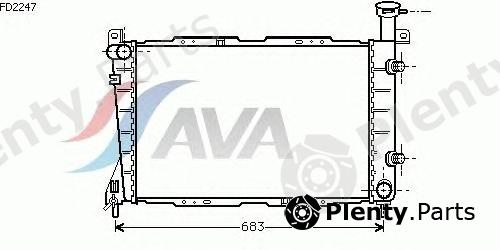  AVA QUALITY COOLING part FD2247 Radiator, engine cooling