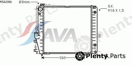  AVA QUALITY COOLING part MSA2086 Radiator, engine cooling