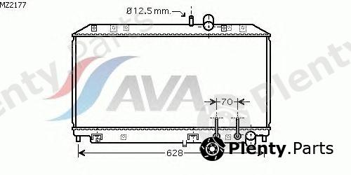  AVA QUALITY COOLING part MZ2177 Radiator, engine cooling